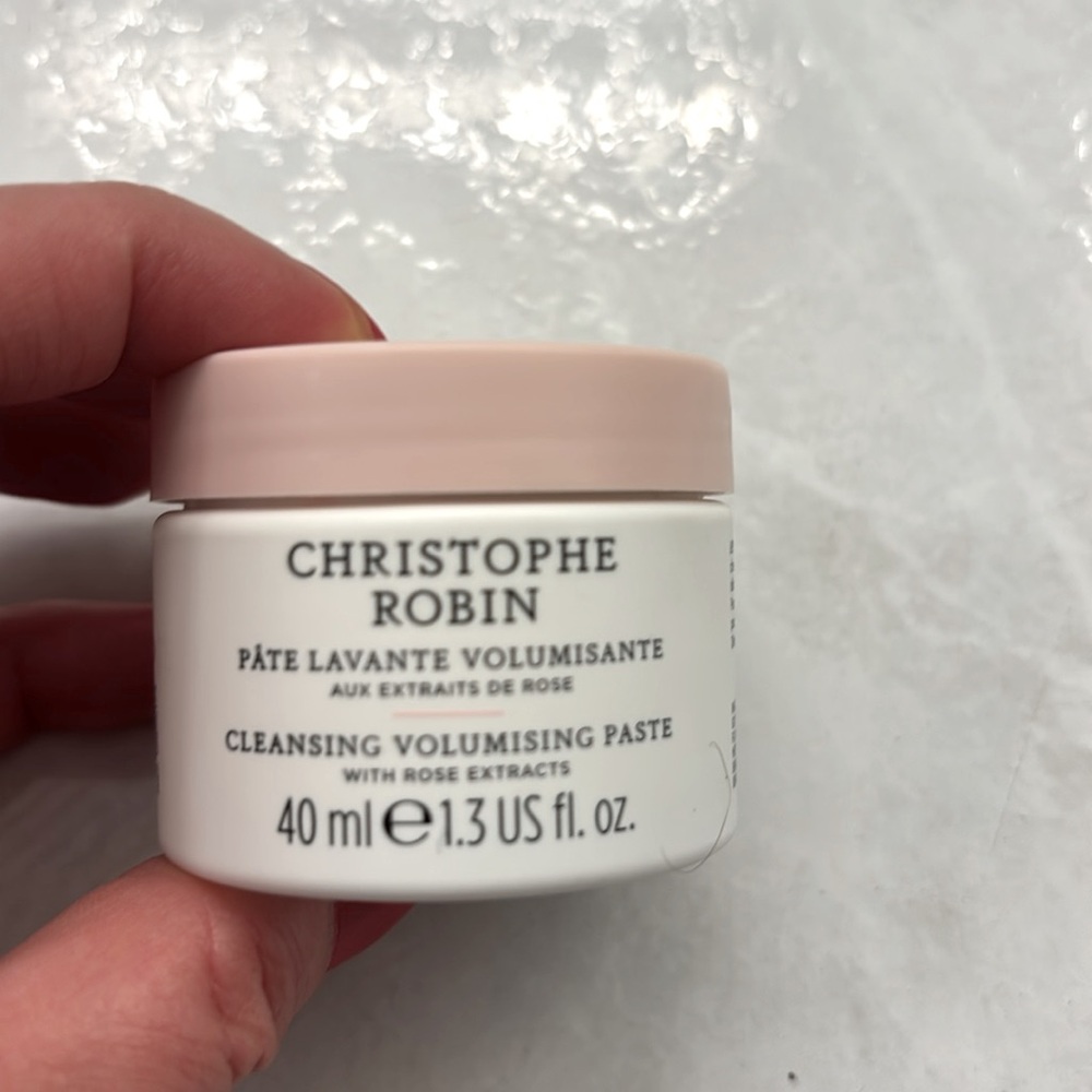 New Christophe Robin Cleansing Volumising Paste with Rose Extracts
